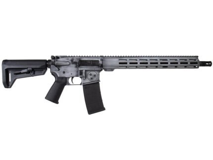 Shark Coast Tactical "Tennessee Battleship Grey Battleworn" AR-15 Rifle 5.56mm 30rd Magazine 16" Barrel 15" MLOK Handguard