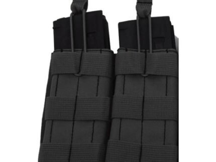 Advance Warrior Solutions Open Top Double Mag Pouch Black