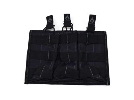 Advance Warrior Solutions Open Top Triple Mag Pouch Black