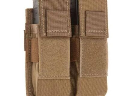 TacShield RZR Molle Double Universal Pistol Magazine Pouch Coyote