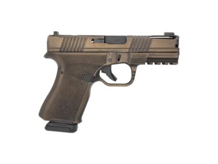 Black Rain Frontline+ Handgun 9mm Luger 15rd Magazine 3.75" Barrel Burnt Bronze Battleworn Finish Optic Ready