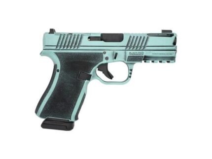 Black Rain Frontline+ Handgun 9mm Luger 15rd Magazine 3.75" Barrel Robins Egg Blue Battleworn Finish Optic Ready