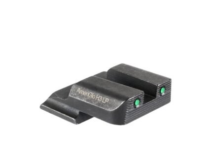 Ameriglo 2-Dot Tritium Rear Handgun Sight for S&W M&P Shield (Excludes EZ) Green with Black