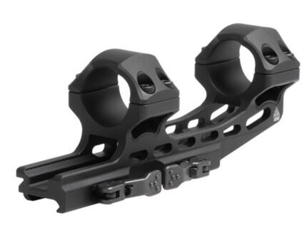 Leapers 1-Piece UTG ACCU-SYNC QR Cantilever Mount 1" High w 50mm Offset - Matte Black