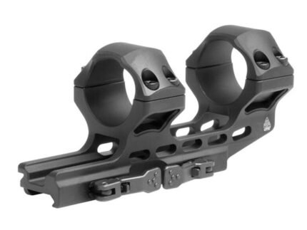Leapers UTG ACCU-SYNC QR Cantilever Mount 30mm High w 34mm Offset - Matte Black