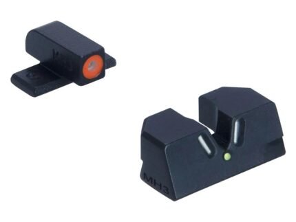 Meprolight Hyper Bright V-Sight Fixed Pistol Set for Sig P226 Green with Orange Front