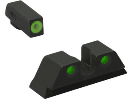 Meprolight ML41221 Hyper-Bright Green Ring Front/Green Rear Sights for Kimber 1911 Wedge Models