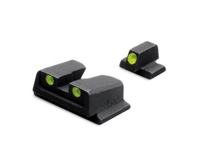 Meprolight Smith & Wesson Tru-Dot Night Sight Set - TD M&P Full Size Compact. 9mm .40 Fixed Set Green