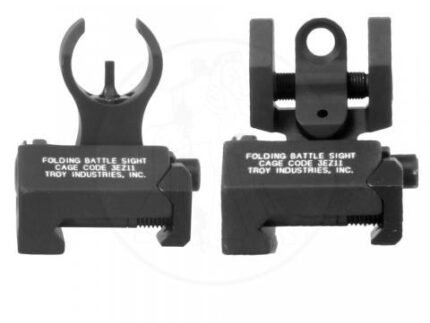 Troy Micro Set Sights for H&K Front & Round Rear - Black