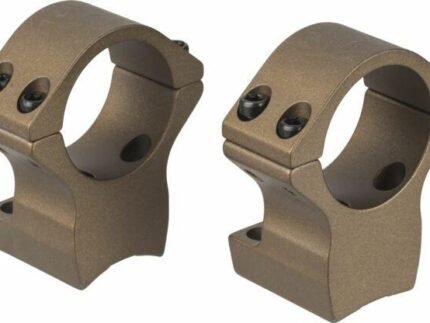 Talley Lightweight Alloy Scope Mount Combo Browning X-Bolt 1" High - Hell's Canyon Bronze