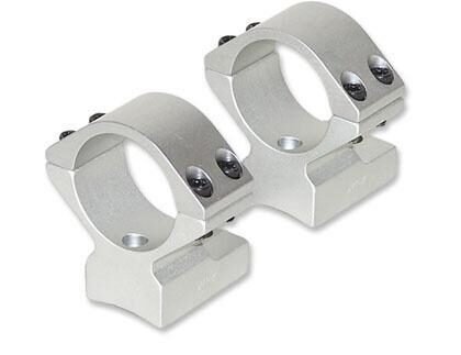 Talley Lightweight Alloy Mount Combo - Silver 1" Medium Kimber 8400