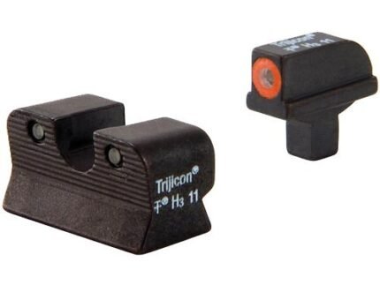 Trijicon 1911 Colt Cut HD Night Sight Set - Orange Front Outline