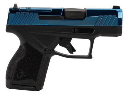 Taurus GX4 Handgun 9mm Luger 11rd (1) & 13rd (1) Magazines 3" Barrel Blue Slide and Black