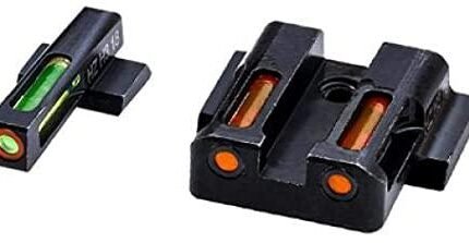 HIVIZ LiteWave H3 sight Orange/Green LitePipe/Orange front ring fits S&W Shield models