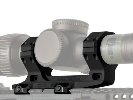 Reptilia AUS Mount 1-Piece Scope Mount 30mm 1.54" H Black Anodized