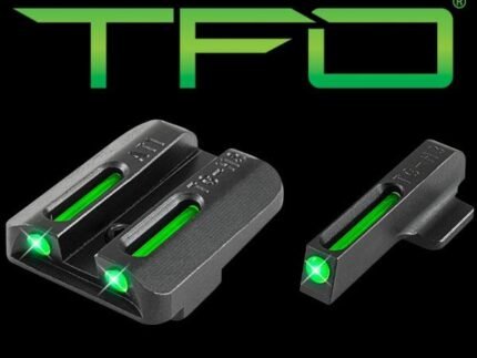 Truglo TFO Tritium/Fiber-Optic Day/Night Sights Kahr Set (Green/Green)