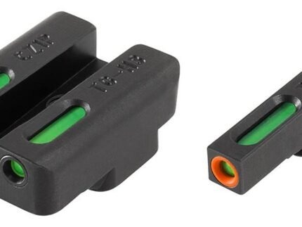 Truglo TFX Pro Tritium/Fiber-Optic Day/Night Sights Fit CZ 75 Series (Most Models) - Front Orange/Green Rear