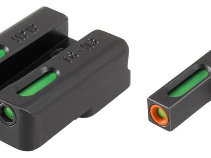 Truglo TFX Pro Tritium/Fiber-Optic Day/Night Sights Fit H&K VP9 VP40 P30 P30SK P30L 45 & 45 TACTICAL (Including Compact) - Orange Outline Front/