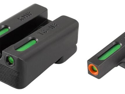 Truglo TFX Pro Tritium/Fiber-Optic Day/Night Sights Fit Kimber 1911 models w/ FIXED REAR SIGHT - Orange Outline Front/Rear Green