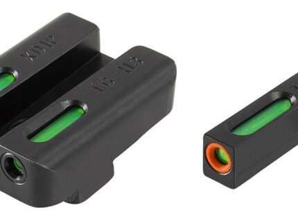 Truglo TFX Pro Tritium/Fiber-Optic Day/Night Sights Fit Springfield XD|Springfield XDM (excluding 5-1/4 in Comp Series)|Springfield XDS - Orange Outline