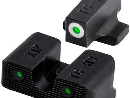 Truglo Tritium Pro Night Sights for Ruger SR9 SR9C SR40 SR40C SR45 - White Outline Front/Rear Green