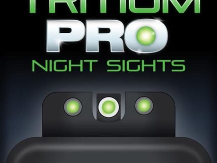 Truglo Tritium Pro Night Sights Fit Walther CCP - White Outline Front/Rear Green
