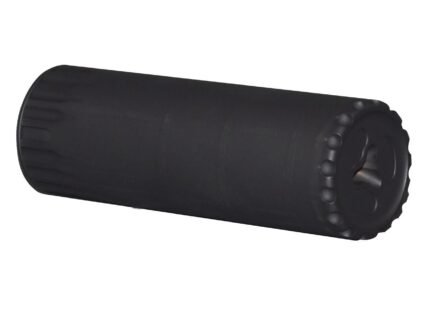 YHM Turbo K-RB 5.56mm QD Suppressor with Muzzle Brake 5.56mm Stainless Steel/Cobalt 6 Black 1/2x28