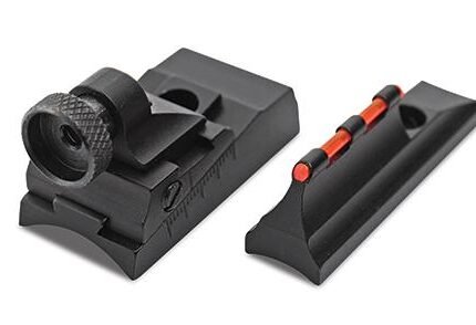 Traditions Peep Sight Fiber Optic Sight System Fits Traditions & CVA Straight Non-tapered Barrels