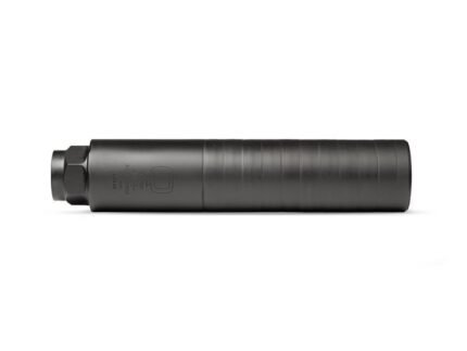 Q Blind Tiger QD Suppressor 7.62mm(.30 Cal) 1.75" Dia 7" Length  Stainless Steel Melonite Finish Rearend Included