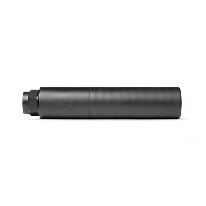 Q Blind Tiger QD Suppressor 7.62mm(.30 Cal) 1.75" Dia 7" Length  Stainless Steel Melonite Finish Rearend Included