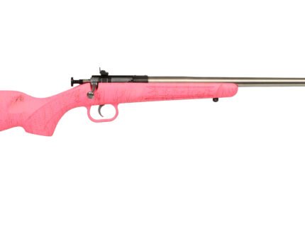 KEYSTONE SPORTING ARMS CRICKETT 22LR SS PINK/GOLD WEB