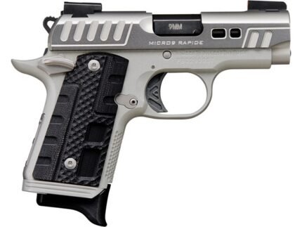 Micro 9 Rapide Black Ice 9mm 3.15" Grey/Silv 7-rd