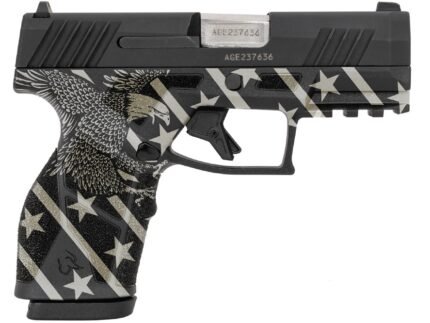GX2 9mm 3.38" Blk/Eagle Engraved Grip  (2) 10rd