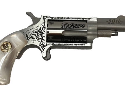 Mini-Rev 22Mag 50th Anni SS/White Prl Grip 5rd