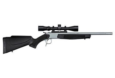 CVA Scout CR4817SSC V2 Takedown .350 Legend 20" Single Shot Stainless/Black W/ Konus Pro 3-9x40 Scope & Case