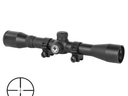 Barska Riflescope 4x32 Plinker-22 Black Matte 30/30 3/8in Dovetail Rings