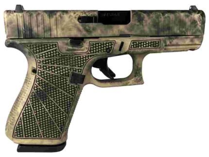 Glock G19 Gen 5 Custom "Marble Stipple Frame" Handgun 9mm Luger 15rd Magazines (3) 4.02" Barrel Austria