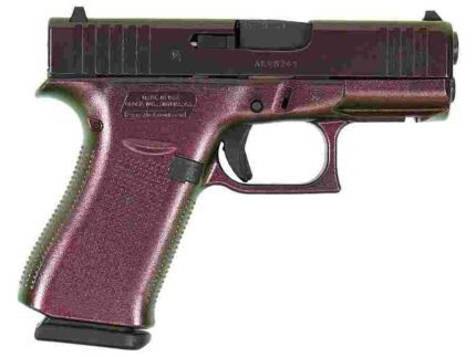 Glock 43X Shimmering Razorback Handgun 9mm Luger 10rd Magazines(2) 3.4" Barrel Front Grip Rail USA Made