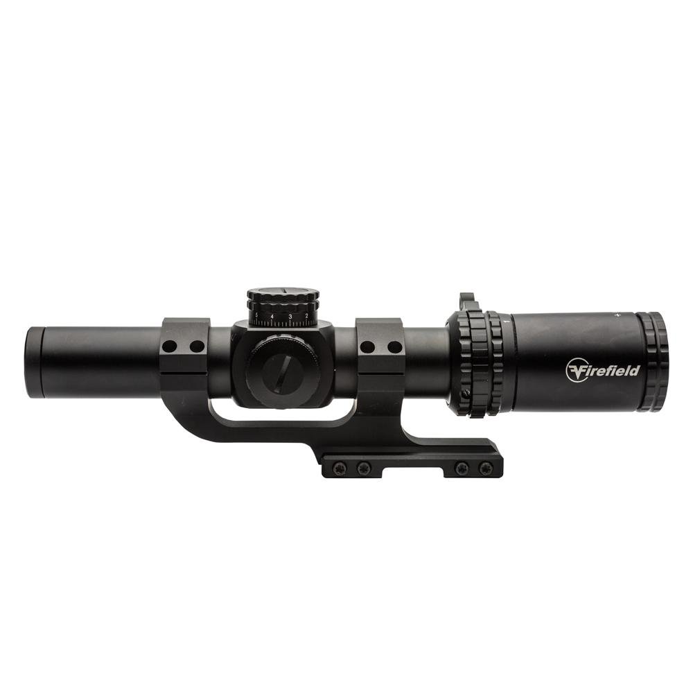 Firefield RapidStrike AR-15 Rifle Scope 1-6x24mm SFP Illum. Circle Dot 30mm Tube - Matte