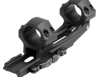 Leapers 1-Piece  UTG ACCU-SYNC QR Cantilever Mount 1" Medium w 50mm Offset - Matte Black