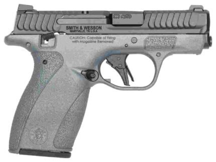 S&W Exclusive "Blue Titanium" M&P Bodyguard 2.0 Thumb Safety Handgun .380 Auto 10(1)&12(1)rd Magazines 2.75" Barrel Titan Blue Grip