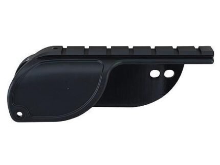 Weaver No Gunsmith Saddle Saddle Shotgun Mount - Mossberg 500 & 835 12-Gauge Only - Matte