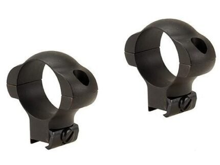 Weaver Grand Slam .22 cal Rimfire Ringmounts 1" High Matte Black