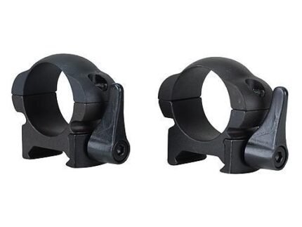 Weaver Grand Slam Leaver-Lok Top Mount Steel Scope Rings 1" Medium Matte