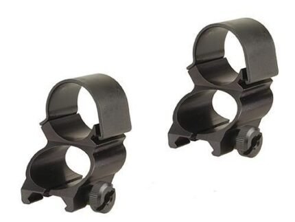 Weaver Detachable See-Thru Scope Rings - 1" Extension -Black