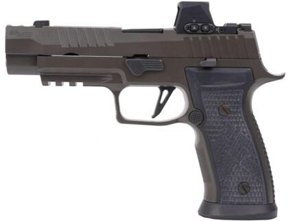 Sig Sauer P320 AXG Legion Handgun 9mm Luger 21rd Magazines (2) 3.9" Barrel Grey with Romeo-X Red Dot