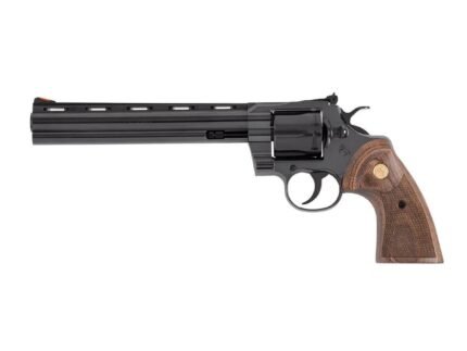 Colt Blued Python Classic Handgun .357 Mag 6rd Capacity 8" Barrel Wood Grips