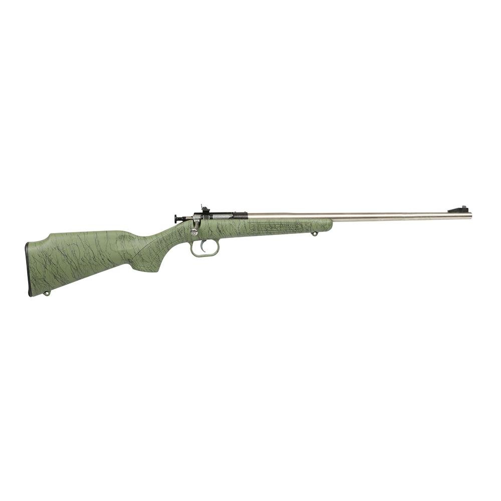 Keystone Crickett "My First Rifle" .22 LR Single Shot 16.1" Barrel Green with Black Webbing