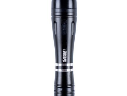 SABRE Maximum Strength Tactical Stun Gun with LED Flashlight (Industry's Highest Pain-Inducing Model) 2.517uC