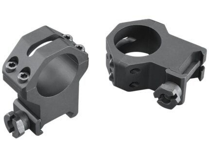 Weaver 4-Hole Tactical Picatinny Aluminum Scope Rings 1" XX-High Matte